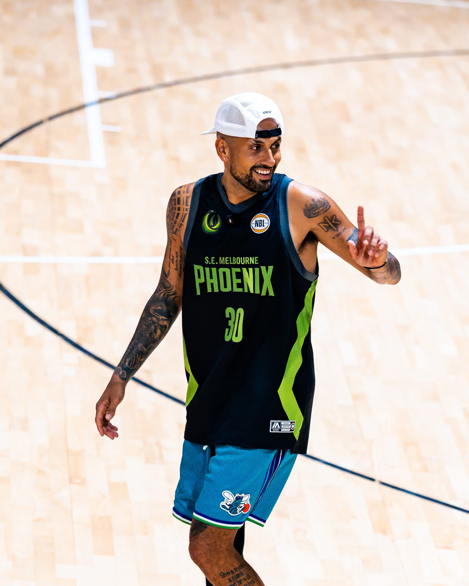 Nick Kyrgios at Takeover AUS, frame 5