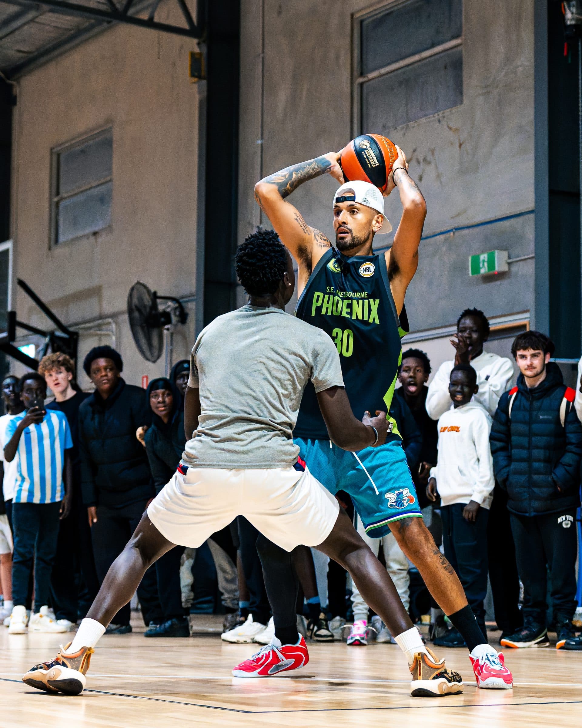 Nick Kyrgios at Takeover AUS, frame 18